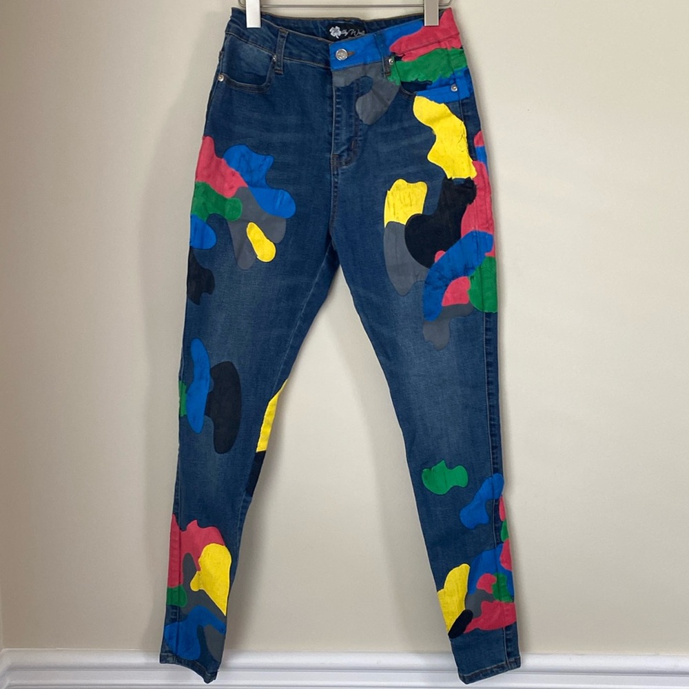 Filthy Wealth Colorful skinny jeans size 30
